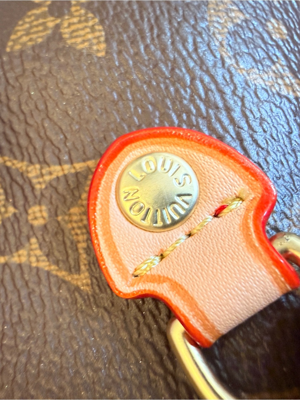 Monogram Neverfull Tote Bag in Brown and Natural Vachetta - Picture 7 of 16